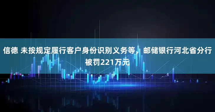 信德 未按规定履行客户身份识别义务等，邮储银行河北省分行被罚221万元