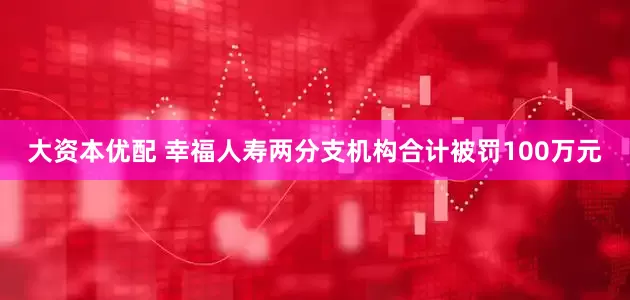 大资本优配 幸福人寿两分支机构合计被罚100万元